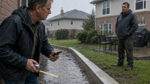 My Neighbor Blocked the Drainage Beside My House—Then the Old Subdivision Map Changed Everything