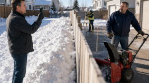 My Neighbor Said the Snow Would Melt—Then the Survey Put Fourteen Inches of His Driveway on My Land
