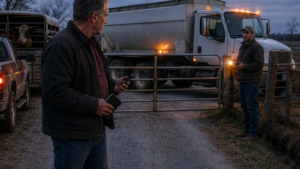 The Feed Trucks Blocked His Farm Lane Every Morning—Then His Old Notebook Changed the County’s Answer