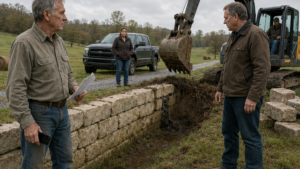 They Ordered Him to Remove the Stone Wall on His Farm—Then the First Hard Rain Exposed What It Had Been Protecting