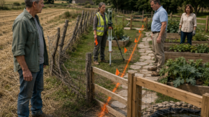 They Claimed Thirty Feet of His Farm—Then the Survey Line Cut Through Their Showcase Garden