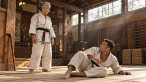 The Silent Judo Master Who Broke The Loud Sergeant’s Fall