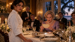 The Stolen Recipe Card On The Silver Tray Exposed Their Dynasty