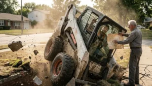 The Abandoned Rainwater Cistern And The Swallowed Skid Steer Loader