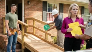The Cedar Wheelchair Ramp And The Federal Approval Seal