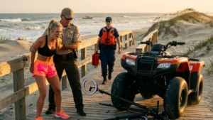 The Coastal Rescue Ramp Blocked by the Vain Social Influencer