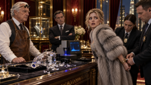 The Shattered Glass Dome In The Jewelry Salon And The Master Gemologist
