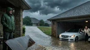 The Steel Storm Drain Grate And The Sunken Luxury Garage