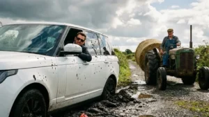 The Sunken Luxury SUV Beyond The Blackwood Cutoff Fence