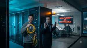 The Yellow Fiber Cable And The Red Boardroom Crash Screen