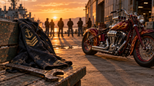 The Young Mechanic And The Mystery Of The Red Flame Harley